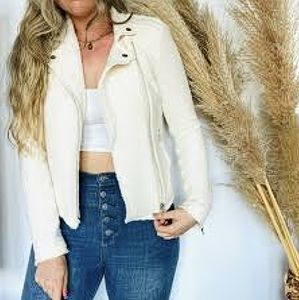 Rebecca Taylor white tweed jacket